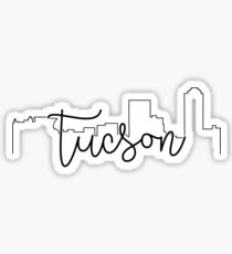 cityscape outline - tucson Sticker