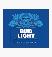 Bud Light Photographic Print