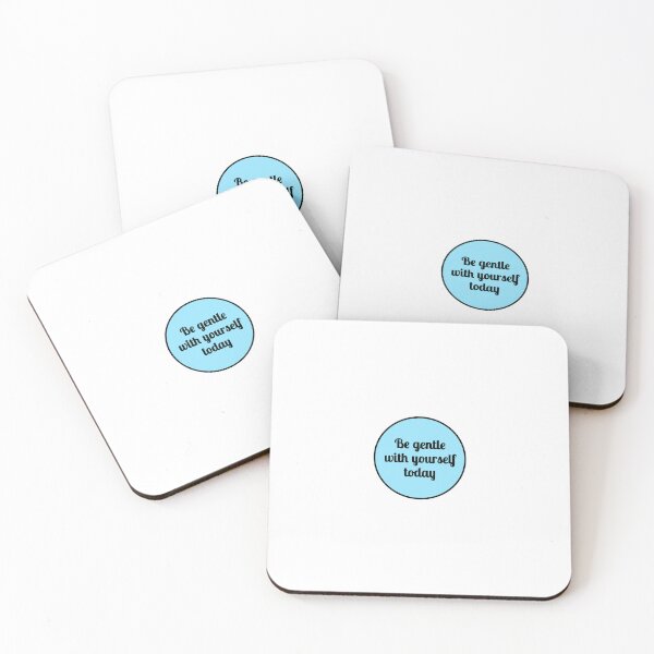 Item preview, Be gentle with yourself today - pastel blue  designed and sold by Inspirationmotivation.