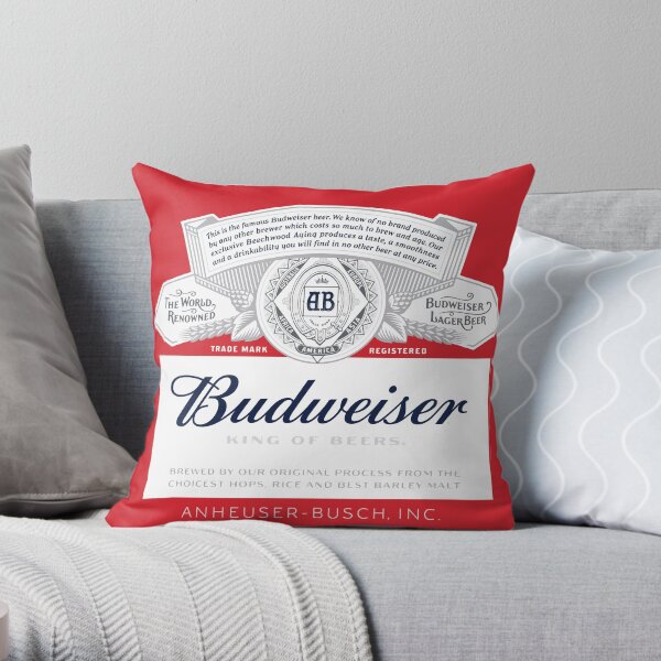 Budweiser Throw Pillow