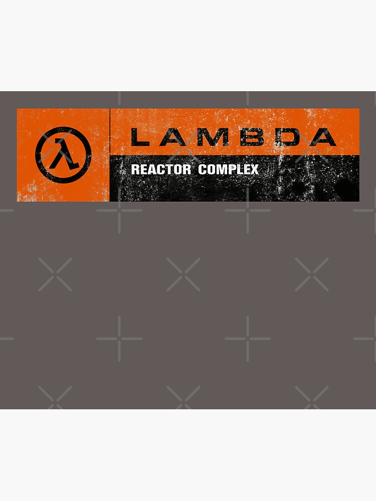 Aperçu 5 sur 5. Tapis de souris avec l'œuvre Signalisation complexe Half-Life Lambda Complex Reactor - Orange GOTY (en détresse) créée et vendue par LGSmerch.