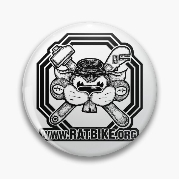 Hammer and Wrench Rat Pin