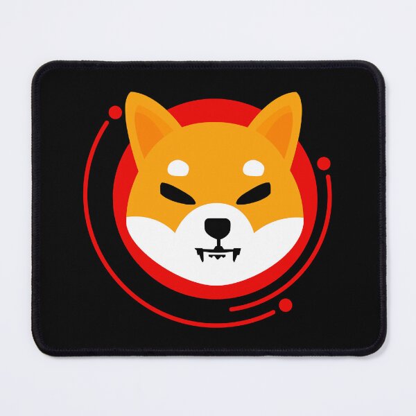 Item preview, Shiba Inu SHIB Crypto Altcoin - Red Lines with Digital Dots designed and sold by CryptoMoods.