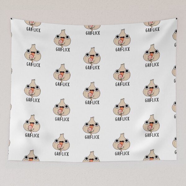 Item preview, Garlick Funny Garlic Herb Puns  designed and sold by punnybone.