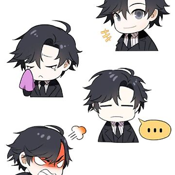 Vorschaubild zum Design Mystic Messenger: Jumin Han Emoticon Pack von justthatlass