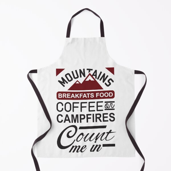 Item preview, Mountains coffee and campfires camping quotes  designed and sold by Mansn.