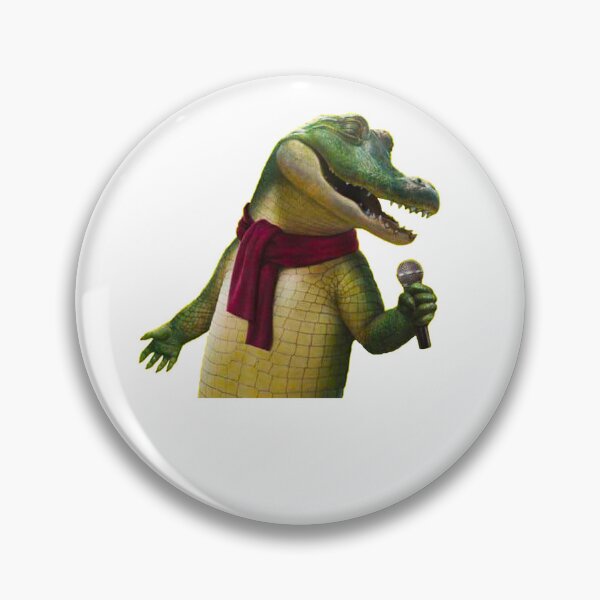 Item preview, Very Talented Singing Crocodile Lyle Style sticker designed and sold by ROMYART2022.