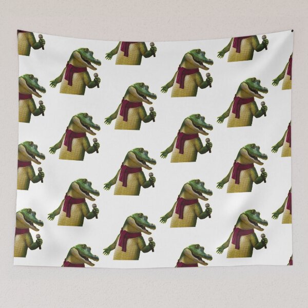 Item preview, Very Talented Singing Crocodile Lyle Style sticker designed and sold by ROMYART2022.