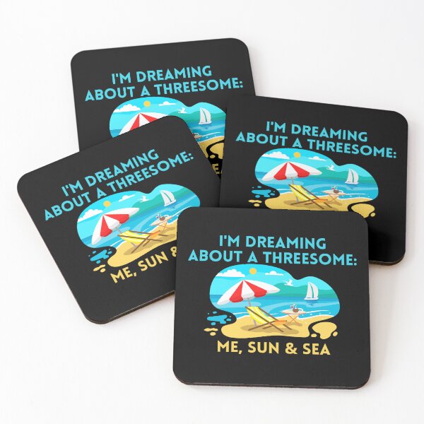 Item preview, I'm Dreaming About A Threesome: Me, Sun & Sea Funny Gifts For Vacation designed and sold by lifeNICERmaker.