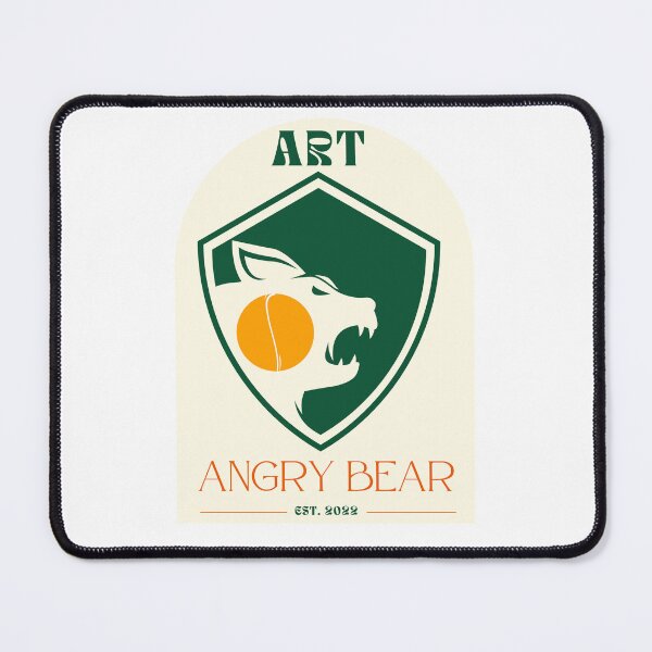 Item preview, art angry bear est. 2022 designed and sold by ckudagama.