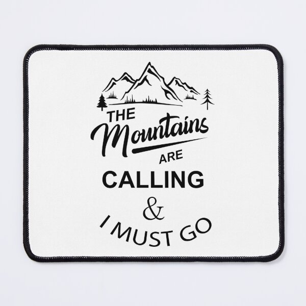 Item preview, The mountains are calling and i must go camper quotes designed and sold by Mansn.