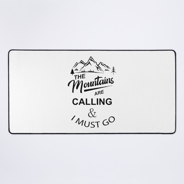 Item preview, The mountains are calling and i must go camper quotes designed and sold by Mansn.
