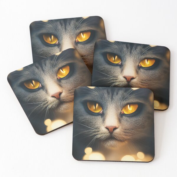 Item preview, Cat with golden eyes designed and sold by Elaeni.