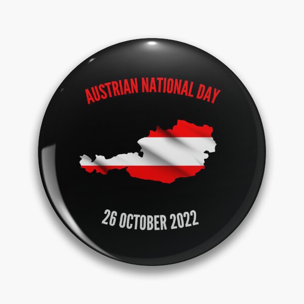 Item preview, Austrian National Day 26 October 2022 Flag designed and sold by TajfunX.