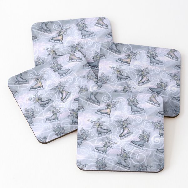 Item preview, The Memory Of A Silver Ice Skate Art-Print 3465 designed and sold by sunnthreads.