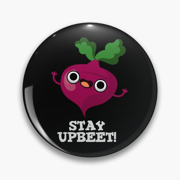 Item preview, Stay Upbeet Funny Beet Puns (Dark BG) designed and sold by punnybone.