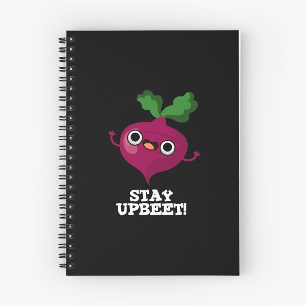 Item preview, Stay Upbeet Funny Beet Puns (Dark BG) designed and sold by punnybone.