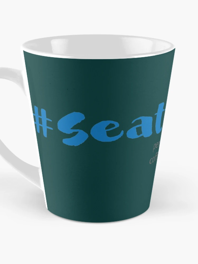 Aperçu 3 sur 4. Mug à café avec l'œuvre Seattle Java créée et vendue par Mobykat.