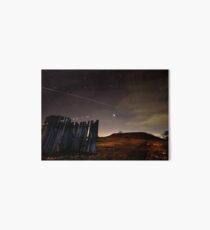 Midnight at the Cahokia Mounds World Heritage Site Art Board