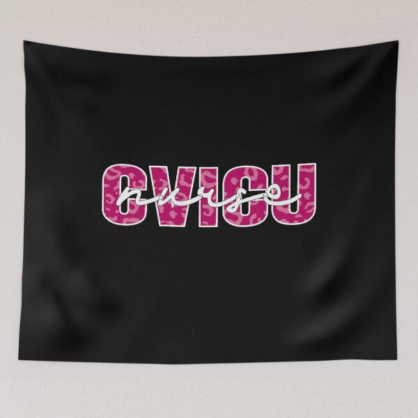 Item preview, CVICU Nurse Pink Leopard Cardiac Rn Women Nursing  designed and sold by Sasikharn.