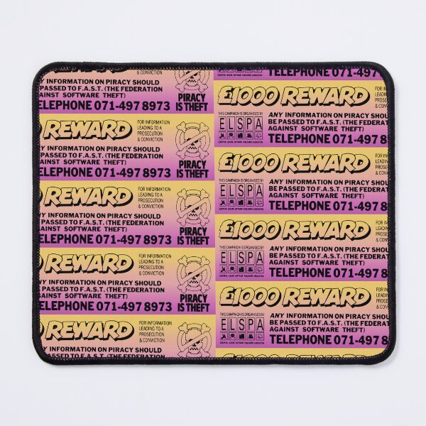 Item preview, videogame anti piracy banner vaporwave classic designed and sold by inb4.