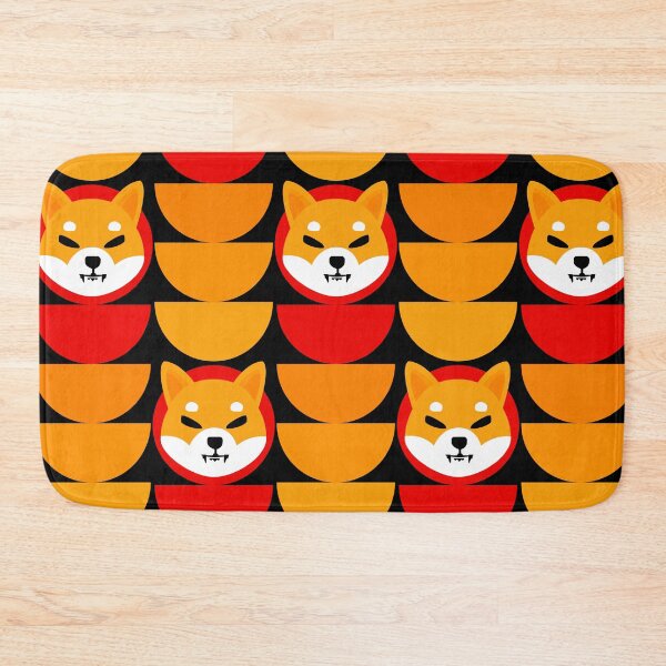 Item preview, Shiba Inu SHIB Crypto Altcoin - Semi Circle Trendy Bauhaus Pattern designed and sold by CryptoMoods.