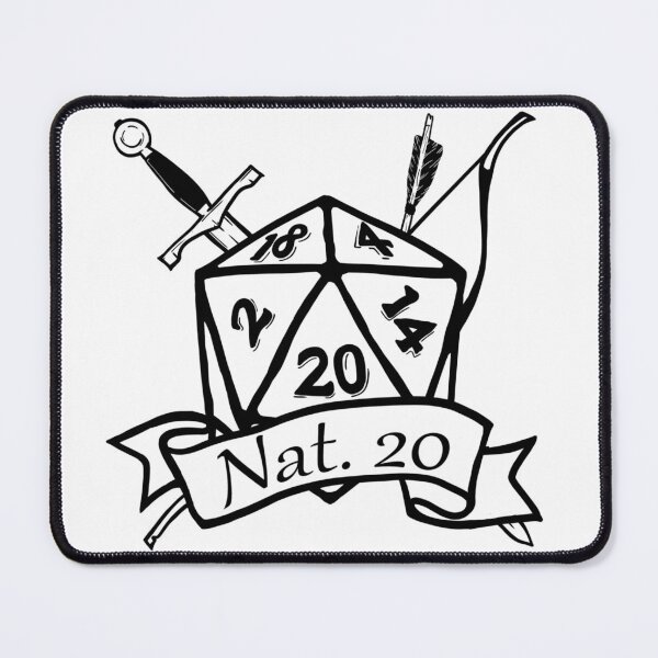 Item preview, Nat. 20 designed and sold by ShannonigansArt.