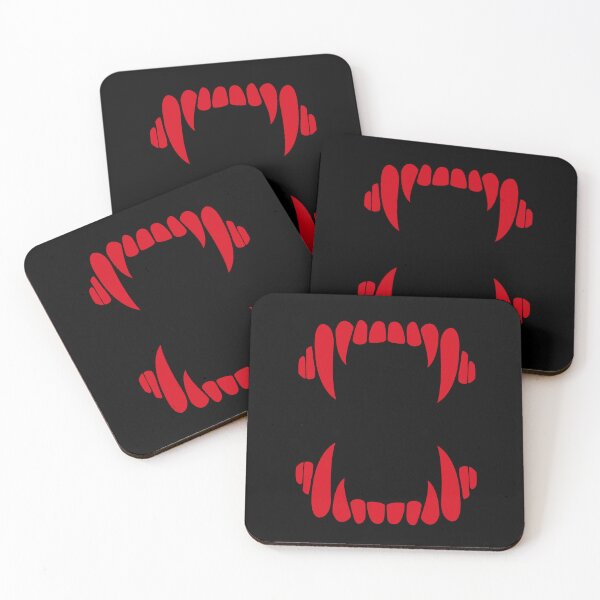 Item preview, Red Vampire Halloween Teeth Tooth Fangs Fang Dracula Monster Bite Scary Horror Spooky designed and sold by BEAST NYC.