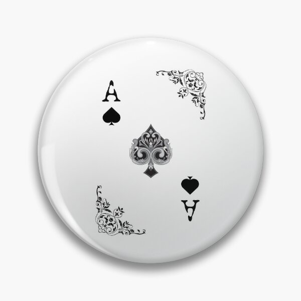 Item preview, Ace of Spades Poker Card Black Vintage designed and sold by Kubala.