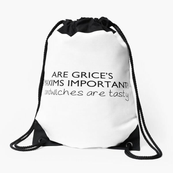 Item preview, Grice's Maxims | Linguistics designed and sold by gembers.