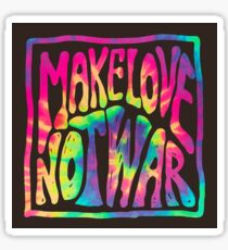 Pegatina Make Love Not War ~ Tie Dye