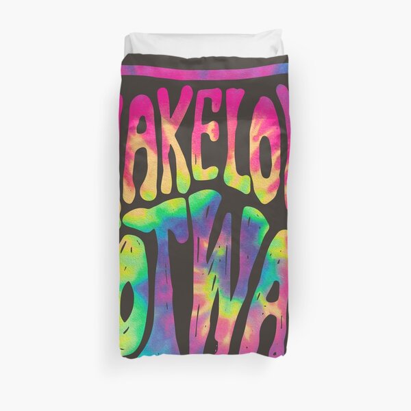 Make Love Not War ~ Tie Dye Duvet Cover