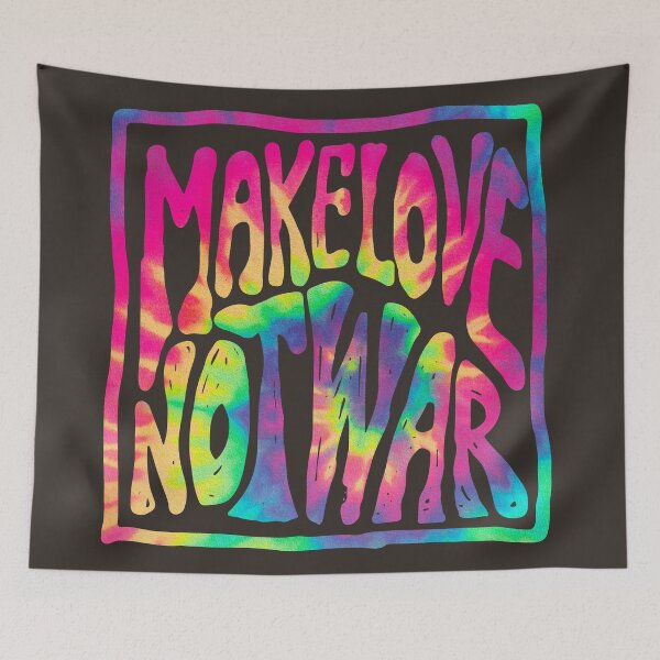 Item preview, Make Love Not War ~ Tie Dye designed and sold by Daniel Watts.