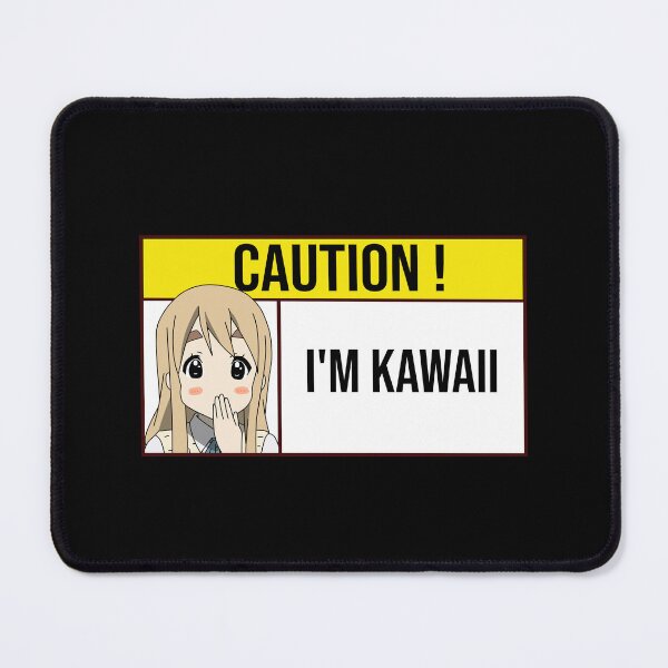 Item preview, I'm kawaii or cute caution sign mugi kotobuki designed and sold by Semzig.