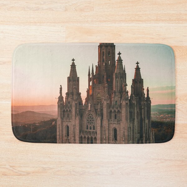Item preview, Barcelona City in Spain, brown cathedral during sunset designed and sold by Asombrosa.