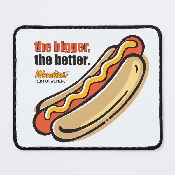 Item preview, Woodies Bigger Better Red Hot Weiners  designed and sold by jeff-jones.
