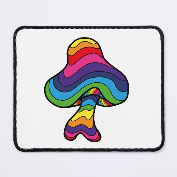 Item preview, The Perfect Magic Mushroom: Exotic Trippy Rainbow Stripes Contour Lines designed and sold by Ciara Shortall.