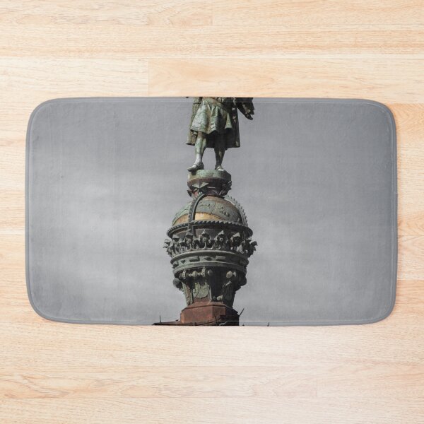 Item preview, Barcelona City in Spain, low angle photography of statue of liberty under white clouds during daytime designed and sold by Asombrosa.