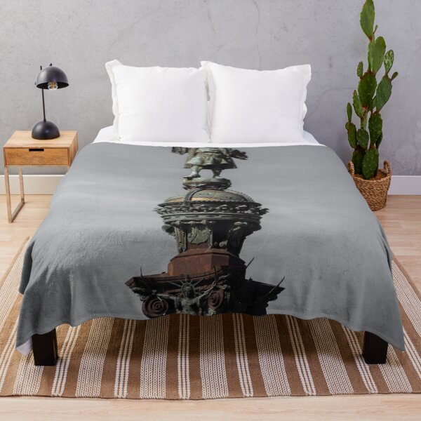 Item preview, Barcelona City in Spain, low angle photography of statue of liberty under white clouds during daytime designed and sold by Asombrosa.