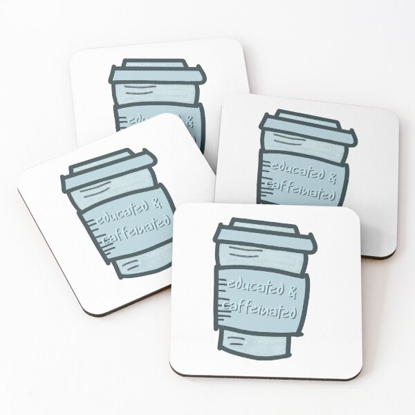 Item preview, Educated and Caffeinated Teacher Coffee Cup designed and sold by medwem.