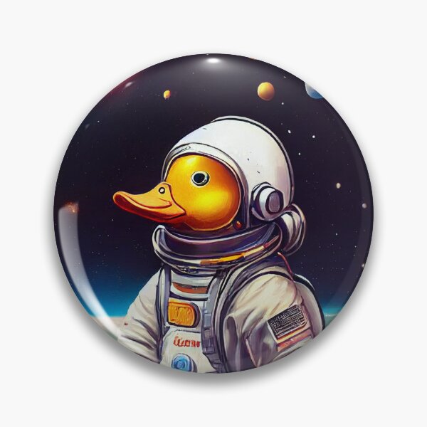 Item preview, Cute Duck In Space Suit Astronaut designed and sold by Bornint Designs.