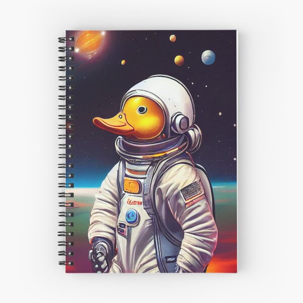 Item preview, Cute Duck In Space Suit Astronaut designed and sold by Bornint Designs.