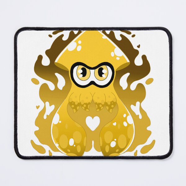 Item preview, Golden Yellow Inky Squid Splash designed and sold by Tsubaki Hoshiko.