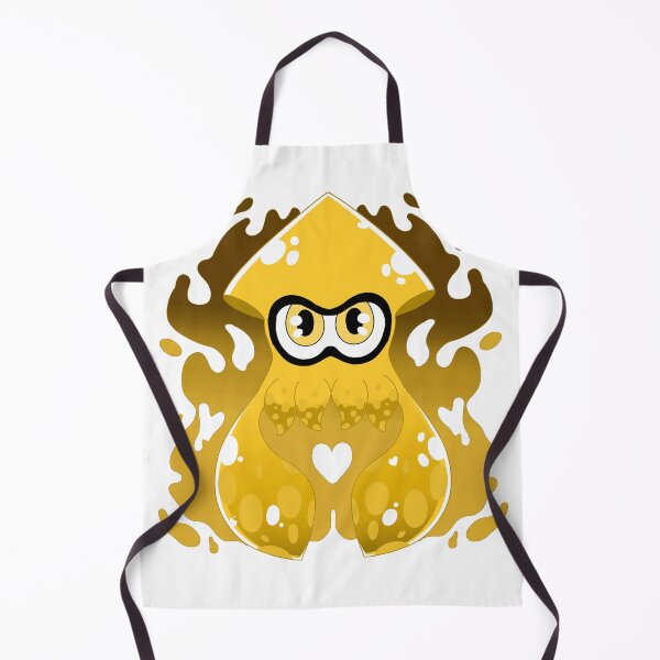 Item preview, Golden Yellow  Inky Squid Splash designed and sold by Tsubaki Hoshiko.