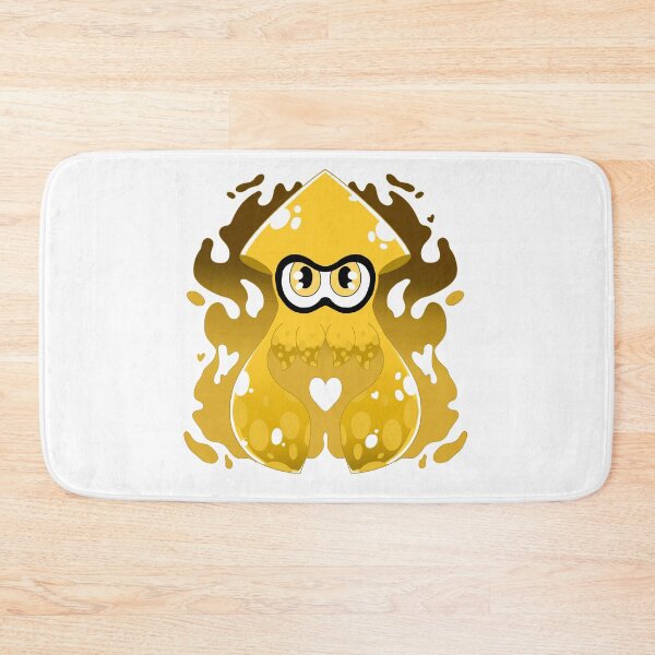 Item preview, Golden Yellow  Inky Squid Splash designed and sold by Tsubaki Hoshiko.