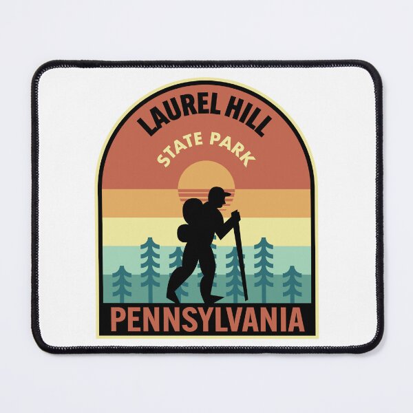 Item preview, Laurel Hill State Park Pennsylvania Retro Hiking designed and sold by HalpinDesign.