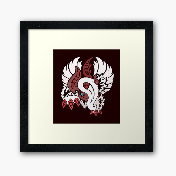 Shiny Mega Absol - Yin and Yang Evolved! Framed Art Print