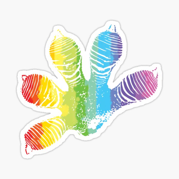 Rainbow Gecko Sticker