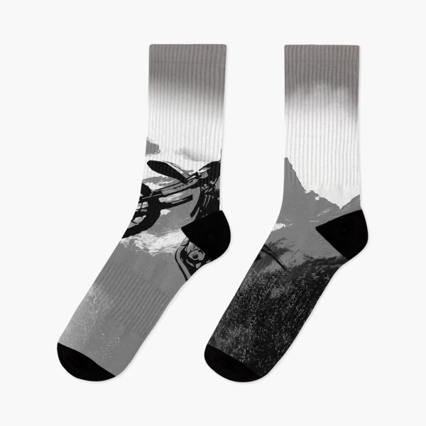 Item preview,  Mountain Biker - Three Sisters Mountains Motocross Rider designed and sold by NaturePrints.