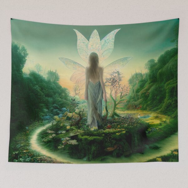 Item preview, Faerie In Garden of Eden designed and sold by fairytailsaiart.